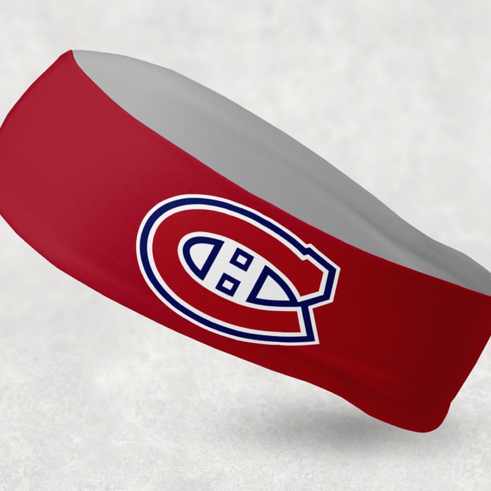 2 Pack - NEW - Reversible Montreal Canadiens Headband